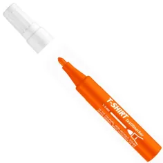 Ico: Fluoreszierender orangefarbener Textilstift