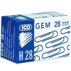 ICO: H28 Büroklammern 28mm 100 Stück