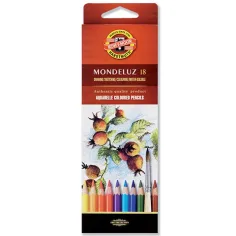 ICO: Koh-I-Noor Mondeluz 3717 Aquarell Buntstift-Set 18 Stück