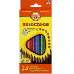 Ico: Koh-I-Noor Triocolor Farbstiftset 24 Stück