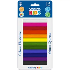 ICO: Kreative Kinder bunte Knete 12er Set 165g
