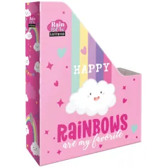 ICO: Lizzysuli Lollipop Regenbogen gemusterte Ordner-Sandalen in A/4-Größe