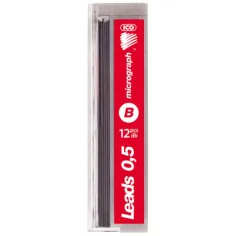 Ico: Mikrografit Bleistiftmine für Rotring Bleistift 0,5 mm, B