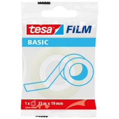 Ico: Tesa Basic transparente Klebefolie 33 m x 19 mm