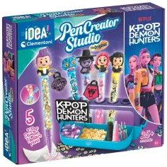 Idee! K-Pop Dämonenjäger: Kreatives Stiftset-Studio mit 5 Stiften – Clementoni Bild 1