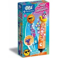 Idee! Verrückter Sommer Mini-Textmarker-Set - Clementoni