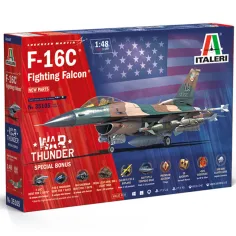 Italeri 1/48 F-16C Fighting Falcon Jagdflugzeugmodell