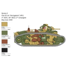 Italeri 1/56 Char B1 Bis Panzerbausatz Bild 3