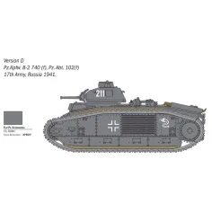 Italeri 1/56 Char B1 Bis Panzerbausatz Bild 4