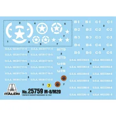 Italeri 1/56 M8/M20 Panzer Modellbausatz Bild 2
