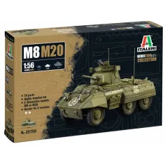 Italeri 1/56 M8/M20 Panzer Modellbausatz