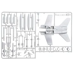 Italeri 1/72 F/A-18 Hornet Jagdflugzeugmodell Bild 3