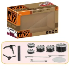 Jazz Drum 6-teiliges Ständer-Spiel Schlagzeug-Set Bild 2