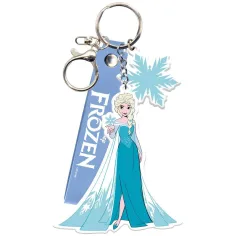 Luna: Disney Die Eiskönigin Elsa Schlüsselanhänger mit Karabiner