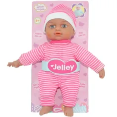 Jelly Puppe im gestreiften Kleid 25cm