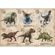 Jurassic World 104-teiliges Super Color Puzzle - Clementoni Bild 2