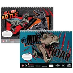 Jurassic World: Skizzenbuch mit Aufklebern und Vorlage