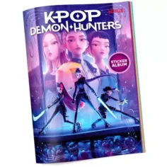K-Pop Dämonenjäger Sammelalbum für Sammelsticker - 2 x 5 Stück Aufkleber