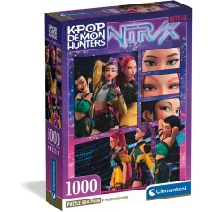 K-Pop Dämonjäger - Mit Poster 1000 Teile Puzzle - Clementoni Bild 1