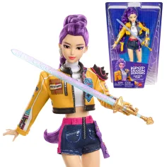 K-Pop Dämonjäger: Rumi Modepuppe mit Schwert – Mattel Bild 2