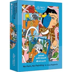 Kein Schmerz, kein Malen samtweiche Haptik 500-teiliges Puzzle - Trefl
