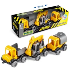 Kid Cars Baustellenfahrzeuge 3er-Set - Wader