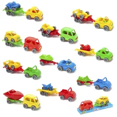 Kid Cars Autos mit Anhänger - Wader