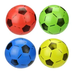 Klassischer Fußballmuster-Gummiball 23 cm in verschiedenen Ausführungen