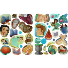 Klebe Prinzessinnen! - Cinderella Stickerheft Bild 3