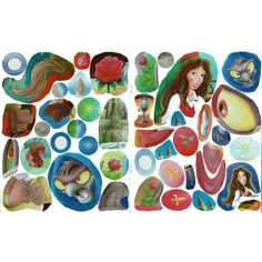 Klebe Prinzessinnen! - Das Schön und das Biest Stickerheft Bild 3