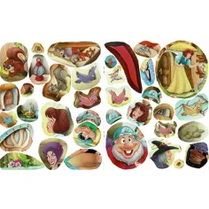Klebe Prinzessinnen! - Schneewittchen Stickerheft Bild 3