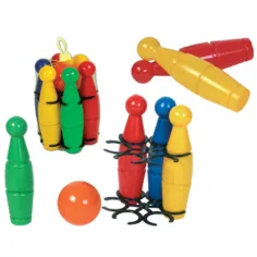 Kleine Kegelspielset 6-teilig - D-Toys