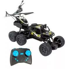 KOO: Kokan 052 Fernbedienung Geländewagen und Hubschrauber 2-in-1 Spielset mit LED-Beleuchtung Bild 2