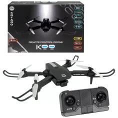 KOO: Kotaro 078 rot zusammenklappbarer Quadrocopter mit Doppelkamera und LED-Beleuchtung