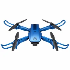 KOO: Kotaro 079 blaue faltbare Fernbedienungsdrohne mit Doppelkamera und LED-Beleuchtung Bild 2