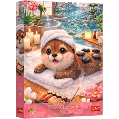 Lächelnder Otter 500 Teile Premium Plus Qualität Puzzle - Trefl