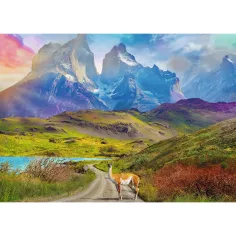 Lama in Patagonien 500 Teile Puzzle - Trefl Bild 2