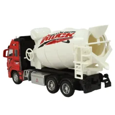 Alloy Car: Schwungrad-Betonmischer-LKW mit Licht und Sound in zwei Varianten 19cm 1 Stück Bild 4