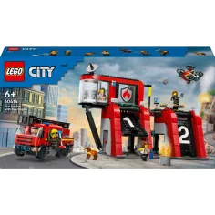 LEGO® City: Feuerwehrstation und Feuerwehrwagen (60414)