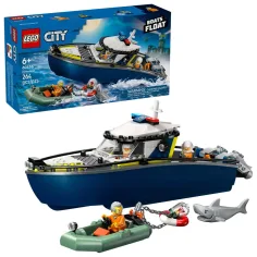 LEGO® City: Verfolgung mit Polizeiboot (60456)