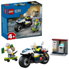 LEGO® City: Verfolgung mit Polizeimotorrad (60455)