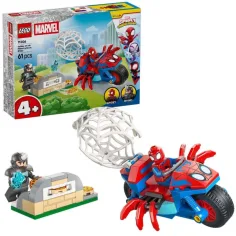 LEGO® Marvel: Motorradfahrer Spider-Man gegen Rhino (11206)