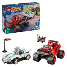 LEGO® Sonic the Hedgehog™: Silvers Auto gegen Knuckles Monstertruck (77118)