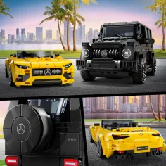 LEGO® Speed Champions: Mercedes-AMG G 63 und Mercedes-AMG SL 63 (76924) Bild 8