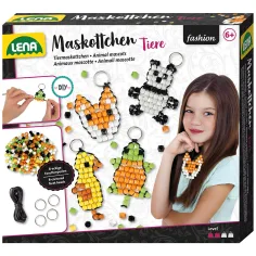 LENA: DIY Schlüsselanhänger-Maker Tierperlenfädelset