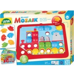 LENA: Mosaik Erste Pünktchen Spielset - Fahrzeuge Bild 1