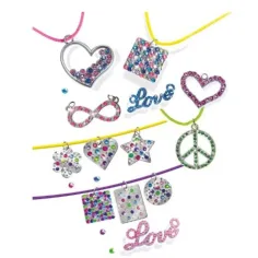 LENA: Schmuckset mit Metallanhängern und Kristallen Bild 2
