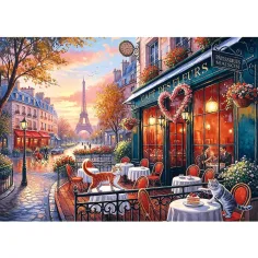 Liebesgeschichte Liebe in Paris 500-teiliges Premium Plus Qualitäts-Puzzle - Trefl Bild 2