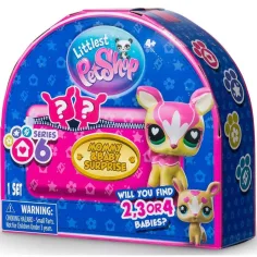 Littlest Pet Shop Überraschungs Mama und Baby Figuren Set 6. Serie 1 Stück Bild 1