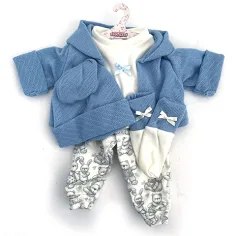 Llorens: Puppenkleidung-Set mit Bären- und Hasenhose für 43 cm große Puppen Bild 3